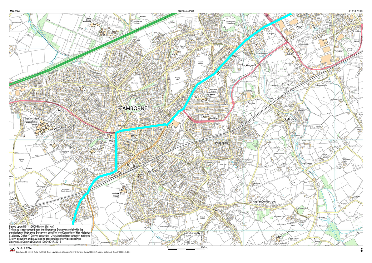 Event Route the Grand Depart Stage 2020 - Cornwall - The Tour of Britain